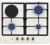 Комбинированная варочная поверхность SImfer с газ-контролем, чугунные решетки H60V31O522