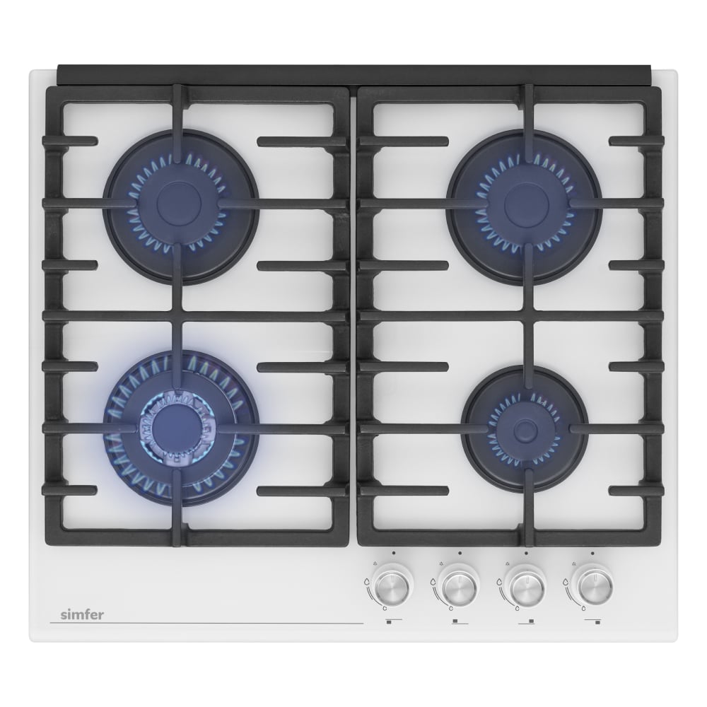 Газовая варочная поверхность SImfer с газ-контролем, закаленное стекло ...