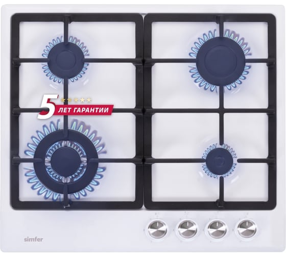 Газовая варочная поверхность SImfer газ-контроль, WOK конфорка H60V41W516 1