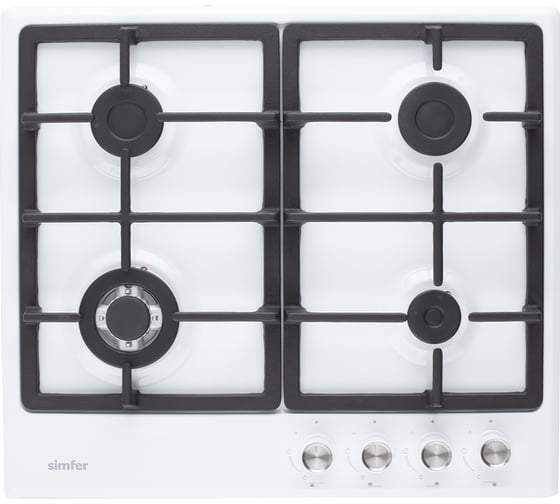 Газовая варочная поверхность SImfer газ-контроль, WOK конфорка H60V41W516