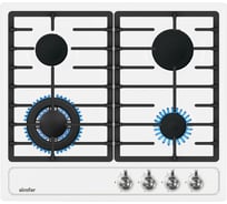 Газовая варочная поверхность SImfer газ-контроль, wok конфорка H60V41W517