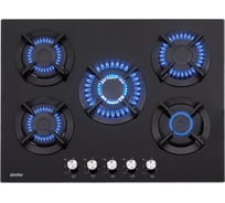 Газовая варочная поверхность SImfer газ-контроль, wok конфорка H70N51B522