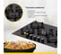 Газовая варочная поверхность SImfer газ-контроль, wok конфорка H70N51B522 13