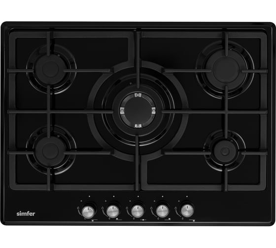 Газовая варочная поверхность SImfer газ-контроль, wok конфорка H70W51B522