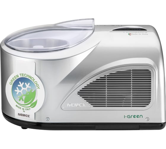 Мороженица с компрессором Nemox GELATO NXT1 L'AUTOMATICA ГазR290a цвет серебро, прямой привод, чаша нержавеющая сталь, объем 1.7 л 220-240V50-60Hz150W 003A600960R00 003A600960R01