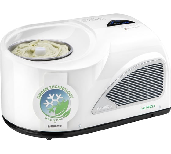 Мороженица с компрессором Nemox GELATO NXT1 L'AUTOMATICA цвет белый, прямой привод, газ R290a, чаша нержавеющая сталь, объем 1.7 л 220-240V 50-60Hz150W 003A600900R01