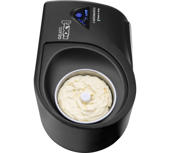 Мороженица с компрессором Nemox GELATO NXT1 L'AUTOMATICA цвет черный, прямой привод, газ R290a, чаша нержавеющая сталь, объем 1.7 л, 220-240 V, 50-60 Hz, 150 W 003A600990R00