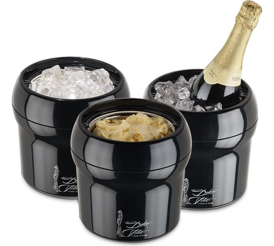 Бескомпрессорная мороженица Nemox DOLCE VITA 1,5L Black 220-240 V, 50 Hz, 15 W, объем 1.5 л, 900 гр, корпус - пластик, цвет черный, чаша - нержавеющая сталь 0034500279R01