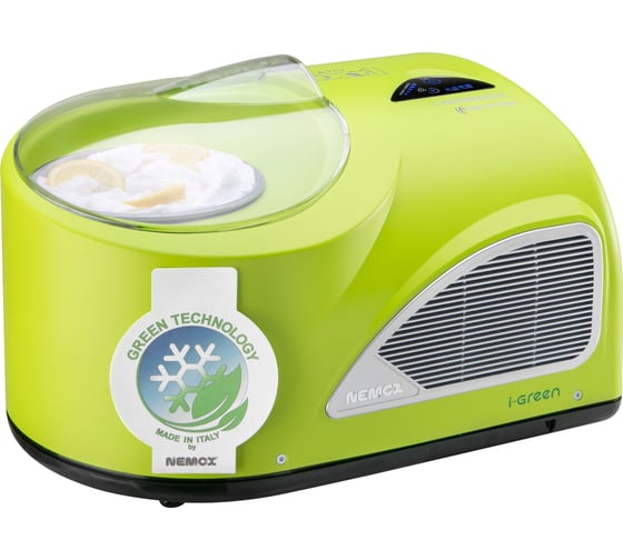 Мороженица с компрессором Nemox GELATO NXT1 L'AUTOMATICA цвет зеленый, прямой привод, Газ R290a, чаша нержавеющая сталь, объем 1.7 л, 220-240 V, 50-60 Hz, 150 W 003A600980R00