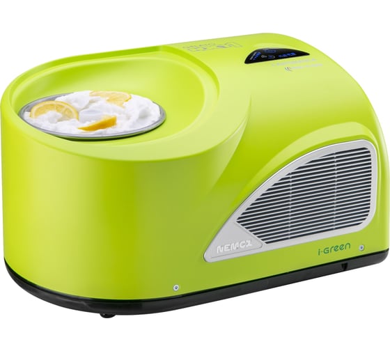 Мороженица с компрессором Nemox GELATO NXT1 L'AUTOMATICA цвет зеленый, прямой привод, Газ R290a, чаша нержавеющая сталь, объем 1.7 л, 220-240 V, 50-60 Hz, 150 W 003A600980R00
