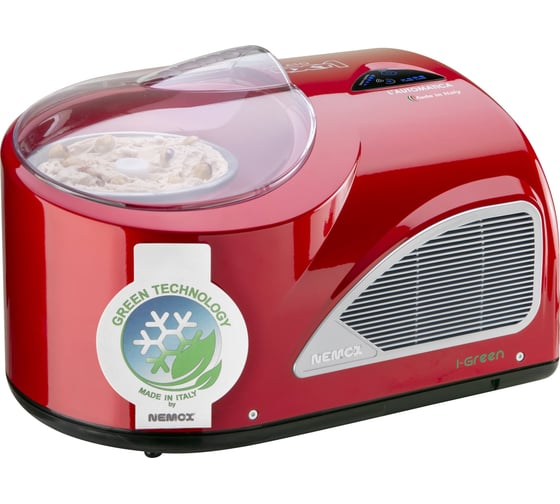 Мороженица с компрессором Nemox GELATO NXT1 L'AUTOMATICA цвет красный, прямой привод, газ R290a, чаша нержавеющая сталь, объем 1.7 л, 220-240 V, 50-60 Hz, 150W 003A600940R00 003A600940R01