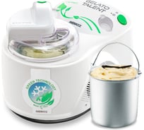 Мороженица с компрессором Nemox TALENT Gelato_Sorbet корпус-пластик, цвет белый, объем 1.5 л, 220-240 V, 50-60 Hz, 110 W, Газ R290a, съемное алюминиевое ведро 003A500450R00