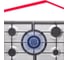 Газовая варочная поверхность SImfer газ-контроль, wok конфорка H70W51M522 19