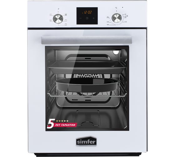 Электрический духовой шкаф SImfer 5 режимов работы, конвекция B4EW56016