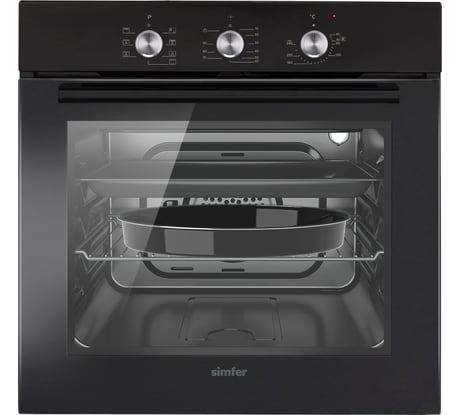Электрический духовой шкаф SImfer 9 режимов работы, конвекция, гриль B6EB19071