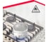 Газовая варочная поверхность SImfer газ контроль, wok конфорка H60H41O522 12