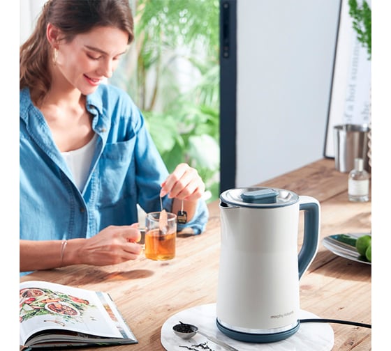 Электрический чайник с выбором температуры Morphy Richards harmony, белый MR6070W