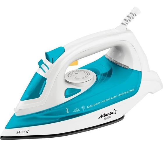 Утюг Atlanta с пароувлажнением ATH-5504 blue