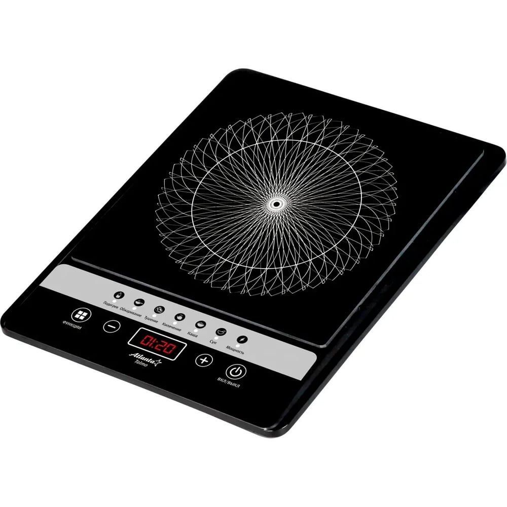 Индукционная электроплита Atlanta ATH-1756 black - выгодная цена ...