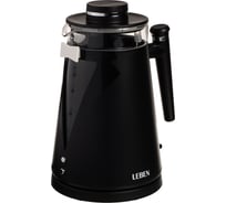 Электрический чайник LEBEN 1.7 л, 2200 Вт, стекло-пластик 291-095