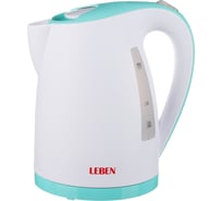 Электрический чайник LEBEN 1.7 л, 1850 Вт, пластик 291-070