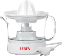 Соковыжималка для цитрусовых LEBEN 25 Вт, встроенная емкость для сока 0.5 л, пластик 273-019