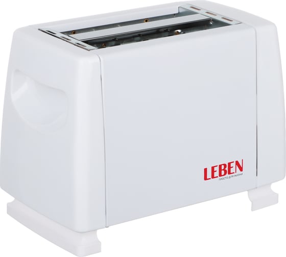 Тостер LEBEN 750 Вт, 2 отдела, функция выжигания фигурки на хлебе, 6 степеней поджарки HJT-016 475-151