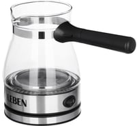 Электрическая турка LEBEN с выключателем 500 Вт, стекло 286-020