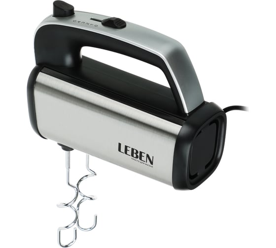 Электрический миксер LEBEN 300 Вт, 5 скоростей, корпус металл 269-038