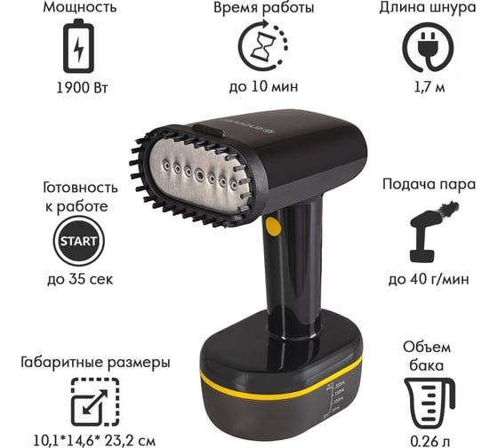 Компактный отпариватель для одежды ENDEVER Odyssey Q-457 90350