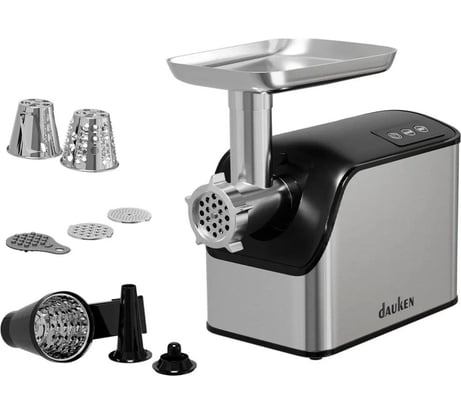 Мясорубка с соковыжималкой и овощерезками DAUKEN fw2640j металлический редуктор PR000015