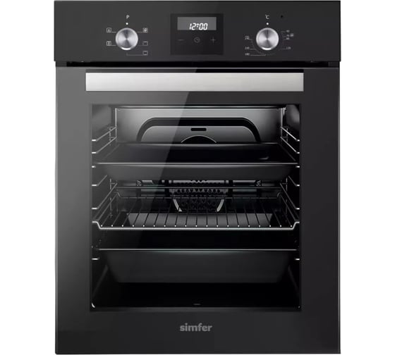 Электрический духовой шкаф SImfer 5 режимов работы, конвекция, черный B4EB56001 1