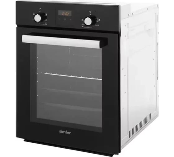 Электрический духовой шкаф SImfer 5 режимов работы, конвекция, черный B4EB56001