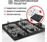 Варочная газовая встраиваемая панель GFGRIL GF-HBG104B 9