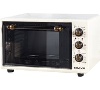Электрическая печь BRAVO FO-36BR 36 литров бежевая, ручки РЕТРО УТ000012045