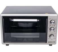 Электрическая печь BRAVO FO-361SBL 36 литров серебристо-черная, конвекция УТ000013232