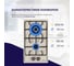 Металлическая газовая варочная панель Delvento grata 30 см V30V20R001 7