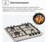 Металлическая газовая варочная панель Delvento grata 60 см V60V41R001 7