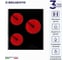 Электрическая стеклокерамическая варочная панель Delvento vetroceramica 45 см V45D13S011 2