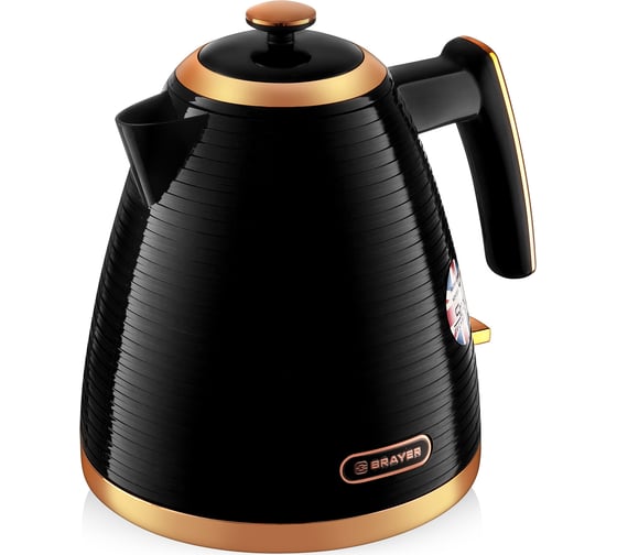 Электрический чайник BRAYER 1056BR 2200 Вт 1,7 л STRIX пластиковый корпус автоотключение при закипании BR1056