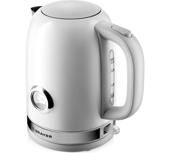 Электрический чайник BRAYER 1052BR 2200 Вт 1,7 л STRIX сталь окрашенная термометр BR1052
