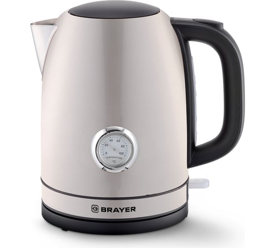 Электрический чайник BRAYER 1050BR 2200 Вт 1,7 л STRIX сталь окрашенная термометр BR1050