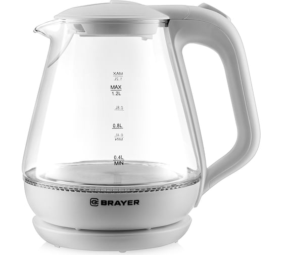 Электрический чайник BRAYER 1630 Вт 1,2 л BR1063WH