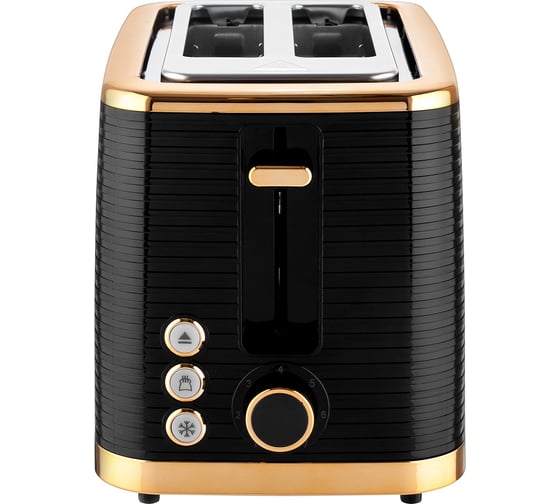 Тостер BRAYER 2112BR 930 Вт 7 режимов автодог разморозка отмена автоотключение 2 тоста одновременно съемный поддон BR2112