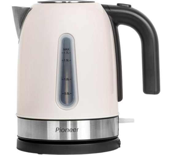 Чайник Pioneer металл KE556M ivory 1