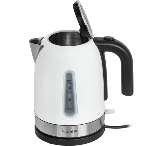 Чайник Pioneer металл KE556M white
