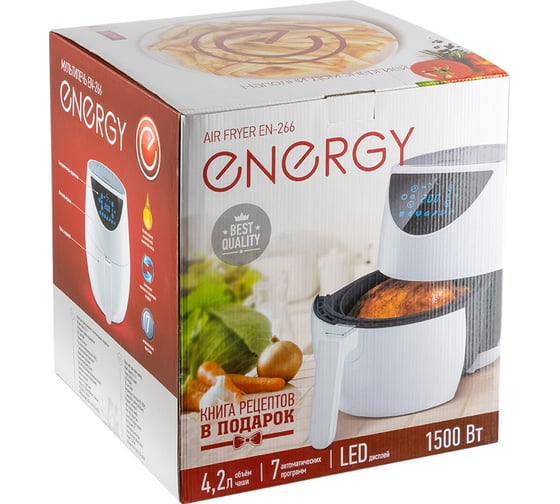 Мультипечь ENERGY en-266 1500 Вт цвет белый 105509