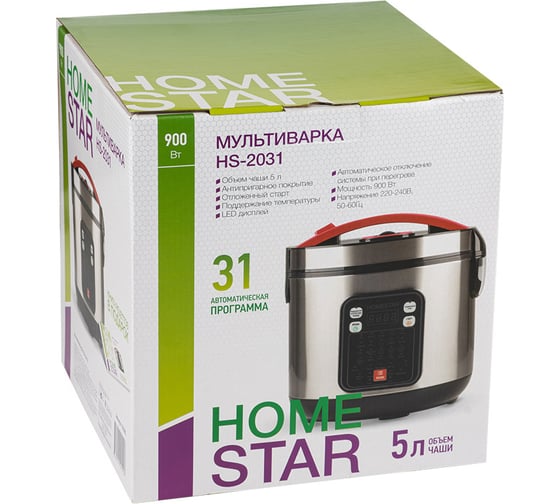 Мультиварка Homestar hs-2031 900 Вт 105383