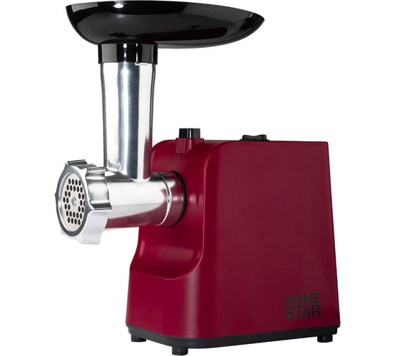 Мясорубка Homestar hs-2033, красная 105671 1