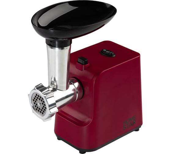 Мясорубка Homestar hs-2033, красная 105671